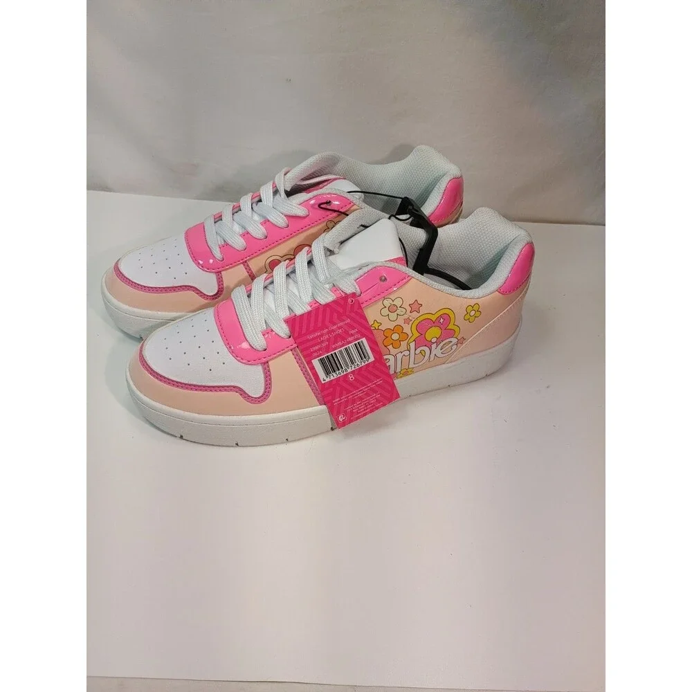 Women's Barbie by Mattel Pink Casual Sneaker Sizes 8 New with Tags